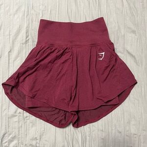 Gymshark Red Athletic Skorts High-Rise